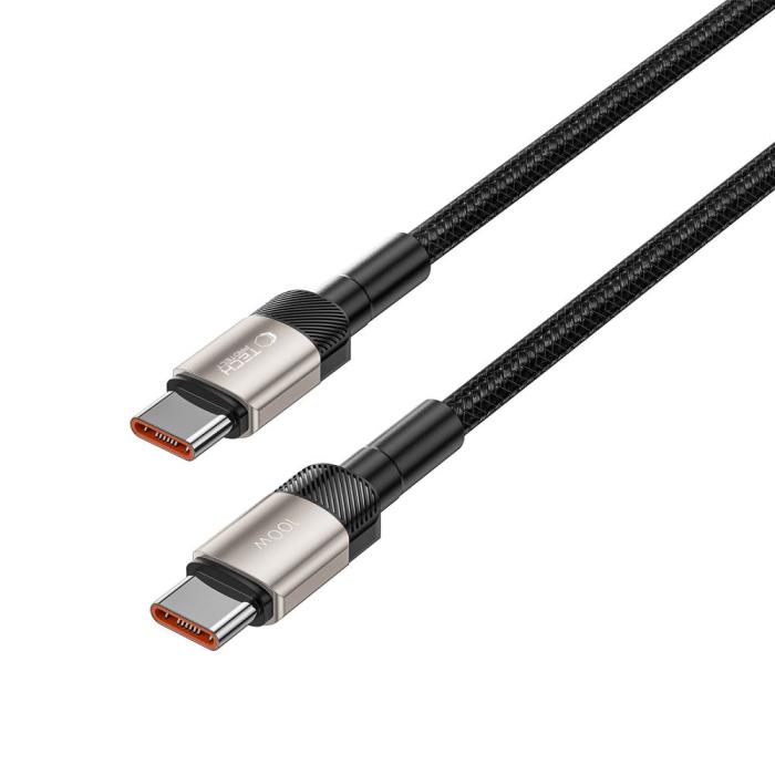Bild 3, Tech-Protect 100W/5A 1m PD USB-C - USB-C Kabel UltraBoost Evo Titanium - Teknikhallen.se