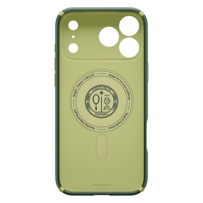Bild 3, Spigen Spigen iPhone 17 Pro Max Skal MagSafe Nano Pop Avo Green - Teknikhallen.se
