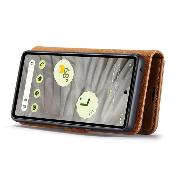 Bild 3, DG.MING DG.MING Google Pixel 7A 2in1 Magnet Fodral / Skal Brun - Teknikhallen.se