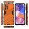  Samsung Galaxy A23 5G Skal Shockproof Hybrid Kickstand Orange - Teknikhallen.se