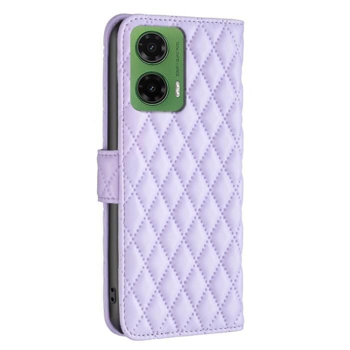 Bild 6,  Motorola Moto G35 5G Fodral Diamond Läder Lila - Teknikhallen.se