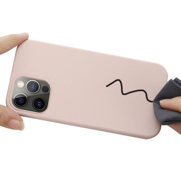 Bild 5,  iPhone 15 Pro Skal MagSafe Silikon Ljus Rosa - Teknikhallen.se