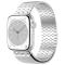  Apple Watch 42/44/45/49 mm Armband Magnetisk Loop Silver - Teknikhallen.se