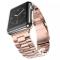  Lyxigt Metallarmband Apple Watch 38/40/41 mm - Roséguld - Teknikhallen.se