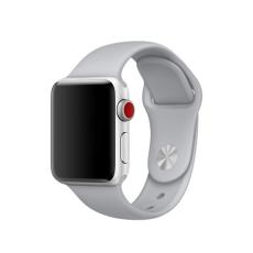  Silikon Armband Apple Watch 42/44/45/46/49 mm (S/M) Gr&aring; - Teknikhallen.se