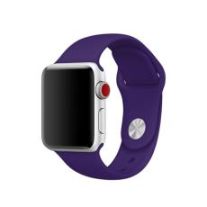  Silikon Armband Apple Watch 42/44/45/46/49 mm (S/M) Lila - Teknikhallen.se