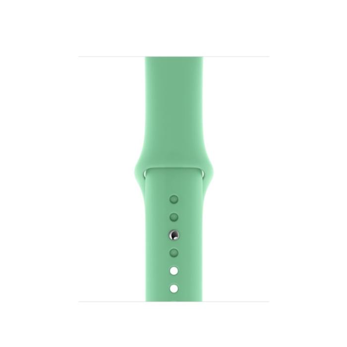 Bild 3,  Silikon Armband Apple Watch 42/41/40/38 mm (M/L) - Mintgrön - Teknikhallen.se