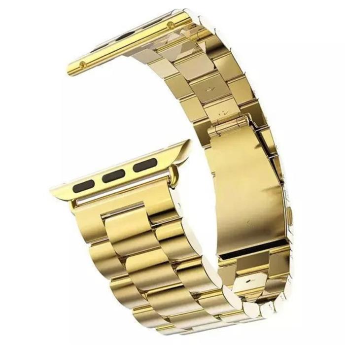 Bild 3,  Lyxigt Metallarmband Apple Watch 38/40/41/42 mm - Guld - Teknikhallen.se