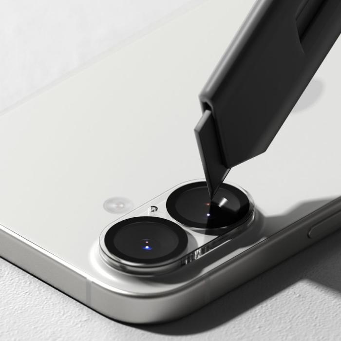 Bild 5, Ringke Ringke iPhone 17 2-PACK Linsskydd Svart - Teknikhallen.se