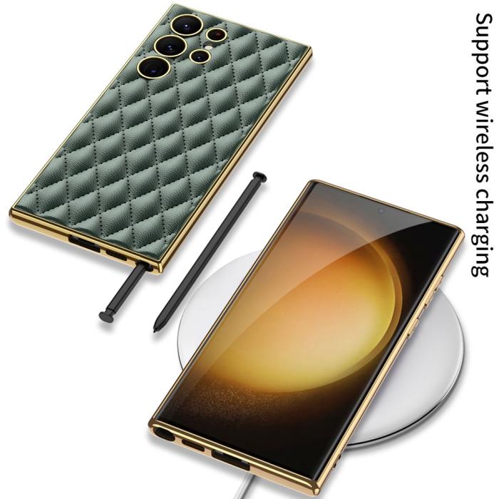 Bild 6, GKK GKK Galaxy S24 Ultra Skal Diamond Hybrid Läder Svart - Teknikhallen.se