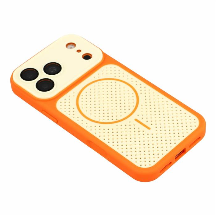 Bild 3,  iPhone 18 Pro Max/17 Pro Max Skal MagSafe Ventilerat Orange - Teknikhallen.se