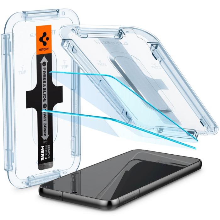 Bild 2, Spigen Spigen Galaxy S23 2-PACK GLAS.tR 