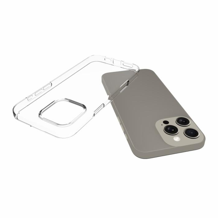 Bild 3,  iPhone 16 Pro Max Skal TPU Transparent - Teknikhallen.se