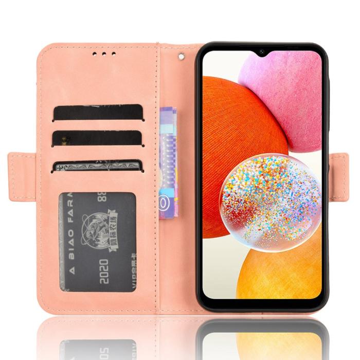 Bild 3,  Samsung Galaxy A15 5G Fodral Med Avtagbart Kortfodral Rosa - Teknikhallen.se