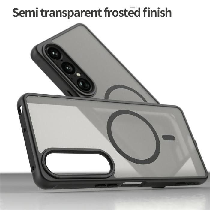 Bild 4,  Sony Xperia 1 VII Skal MagSafe Hybrid Svart - Teknikhallen.se