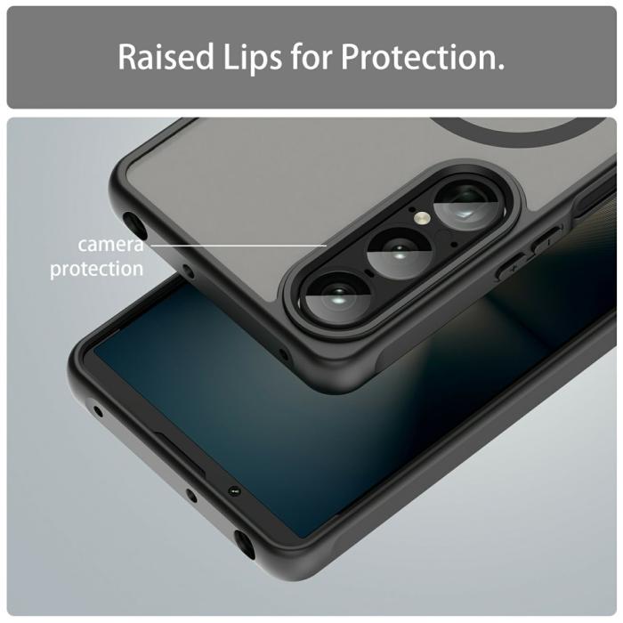 Bild 5,  Sony Xperia 1 VII Skal MagSafe Hybrid Svart - Teknikhallen.se