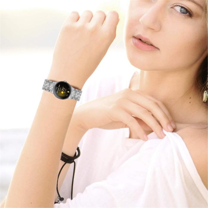 Bild 4,  Rhinestone Metallarmband Google Pixel Watch / Watch 2 - Teknikhallen.se