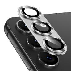 ENKAY ENKAY Samsung Galaxy S25 Linsskydd H&auml;rdat Glas Silver - Teknikhallen.se