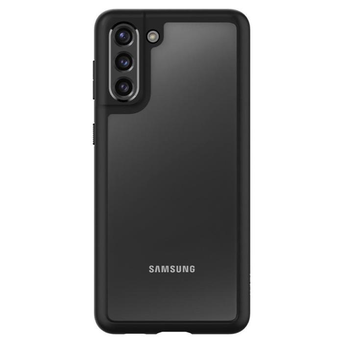 Bild 2, Spigen Samsung Galaxy S21 Plus - Spigen Ultra Hybrid Skal - Matt Svart - Teknikhallen.se