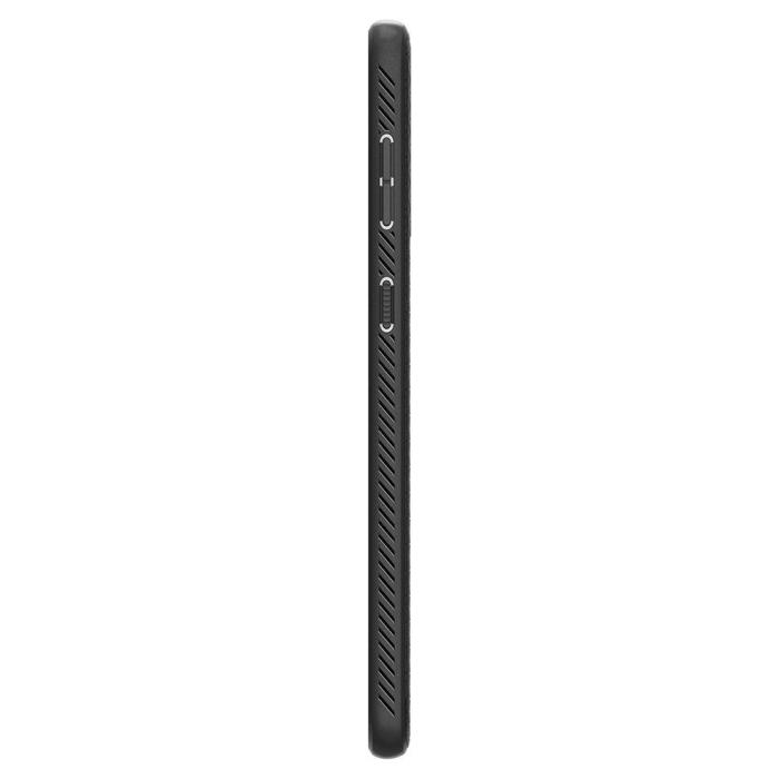 Bild 5, Spigen Samsung Galaxy S21 - Spigen Liquid Air Skal - Matt Svart - Teknikhallen.se