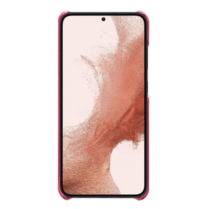 Bild 2, KSQ KSQ Samsung Galaxy S23 Plus Skal Läderbelagt Rosa - Teknikhallen.se