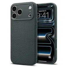 Spigen Spigen iPhone 18 Pro / 17 Pro Skal Liquid Air Gr&ouml;n - Teknikhallen.se