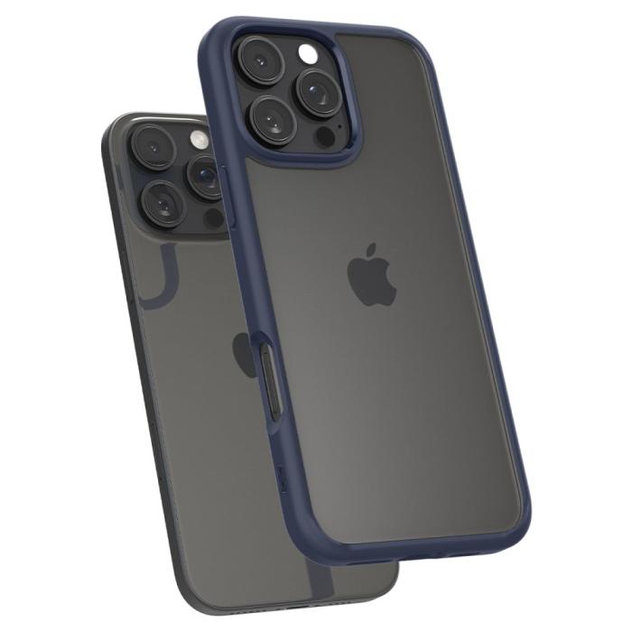 Bild 5, Spigen Spigen iPhone 16 Pro Max Skal Ultra Hybrid Navy Blue - Teknikhallen.se