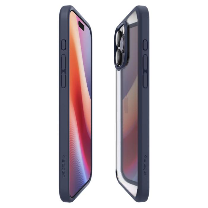 Bild 6, Spigen Spigen iPhone 16 Pro Max Skal Ultra Hybrid Navy Blue - Teknikhallen.se