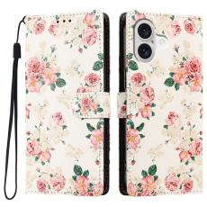  iPhone 17 / 18 Fodral Med Tryck Blommor Rosa - Teknikhallen.se