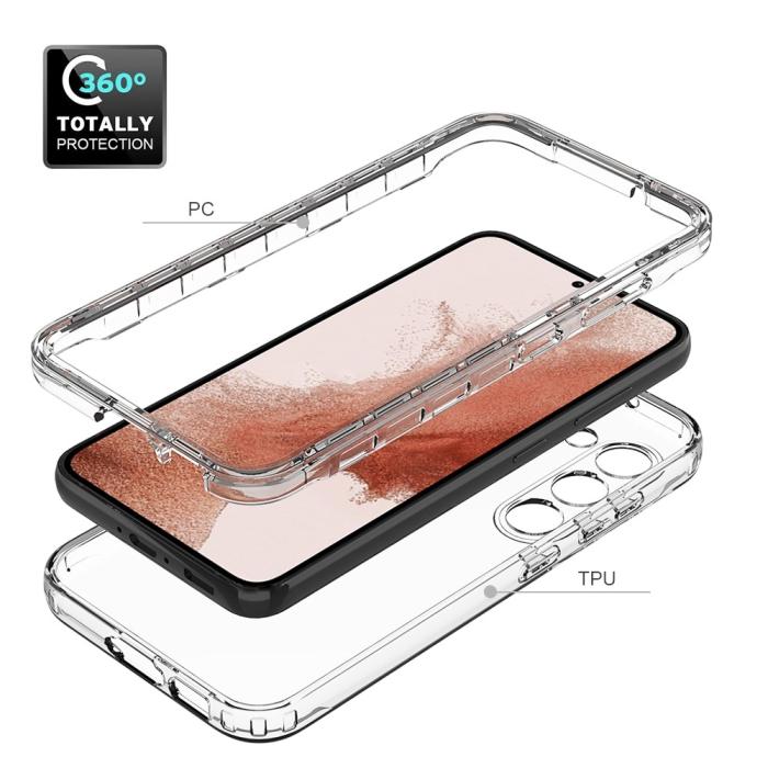 Bild 3,  Samsung Galaxy S23 Skal Shockproof Hybrid Transparent - Teknikhallen.se