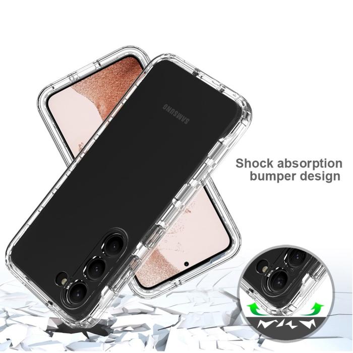 Bild 4,  Samsung Galaxy S23 Skal Shockproof Hybrid Transparent - Teknikhallen.se