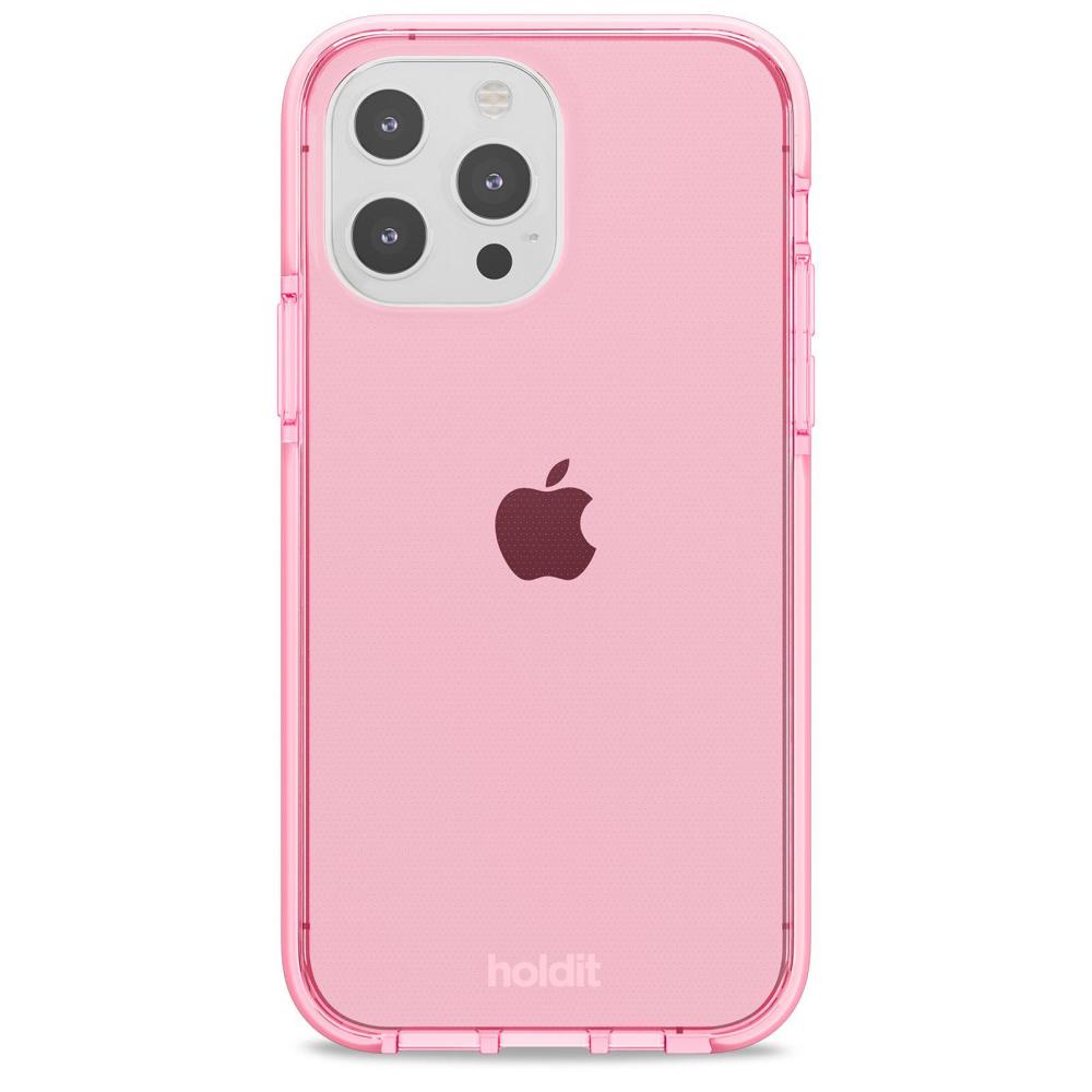 holdit holdit iPhone 13 Pro Skal Seethru Bright Pink - Teknikhallen.se