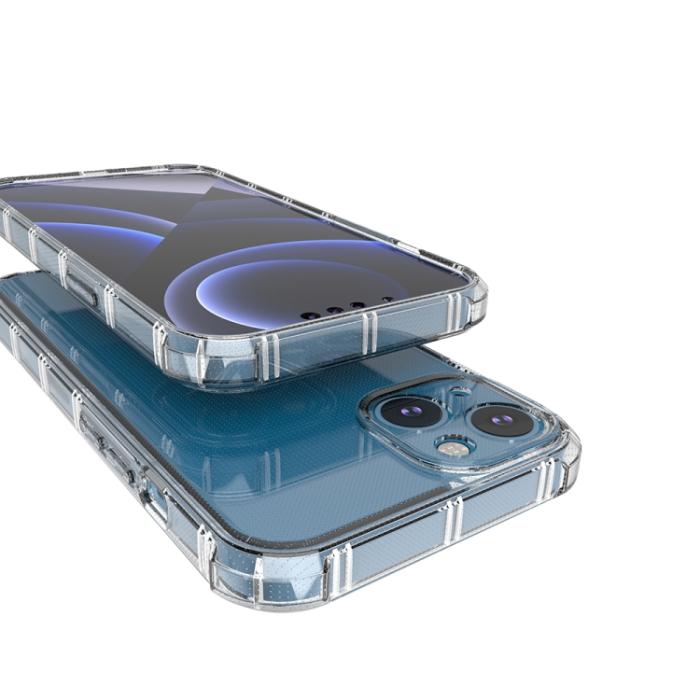 Bild 5,  iPhone 14 Skal Anti Fall TPU Transparent - Teknikhallen.se
