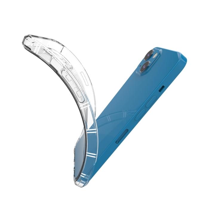 Bild 6,  iPhone 14 Skal Anti Fall TPU Transparent - Teknikhallen.se
