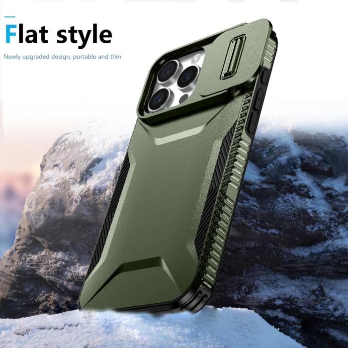 Bild 5,  iPhone 16 Pro Max Skal CamShield Hybrid Grön - Teknikhallen.se