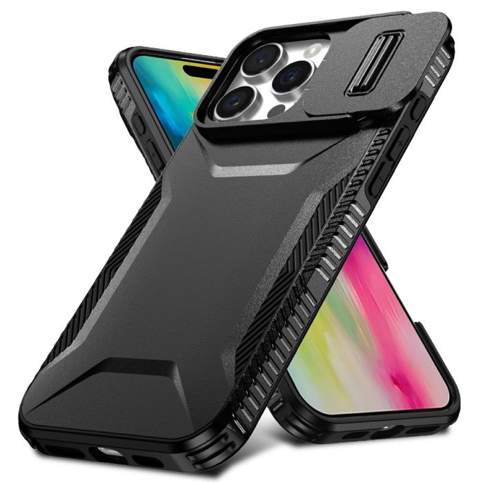 Bild 2,  iPhone 16 Pro Max Skal CamShield Hybrid Svart - Teknikhallen.se