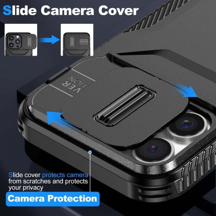 Bild 3,  iPhone 16 Pro Max Skal CamShield Hybrid Svart - Teknikhallen.se