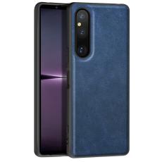  Sony Xperia 1 V Skal Retro L&auml;der Bl&aring; - Teknikhallen.se