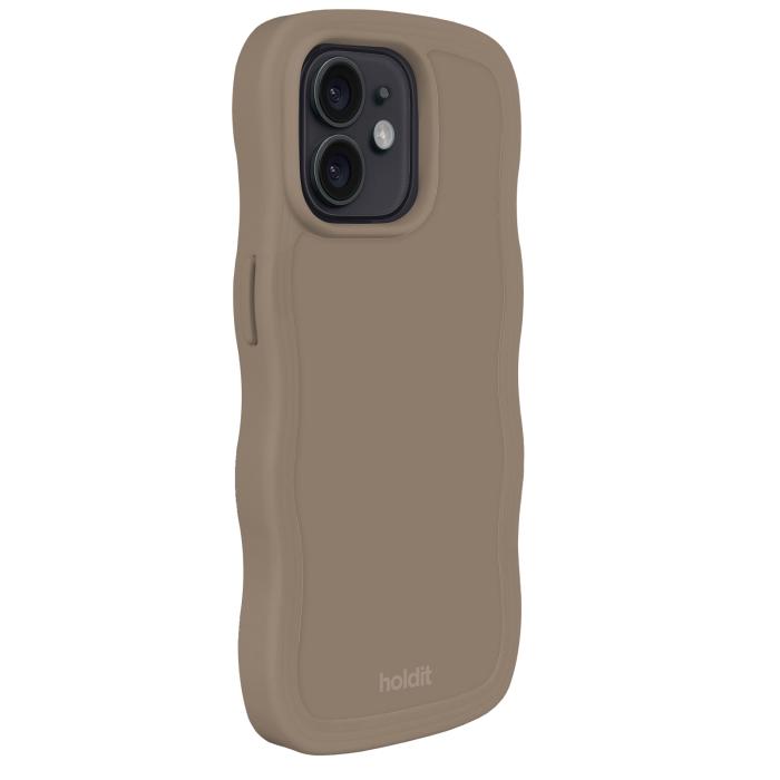 Bild 2, holdit holdit iPhone 12/12 Pro Skal Wavy Mocha Brown - Teknikhallen.se