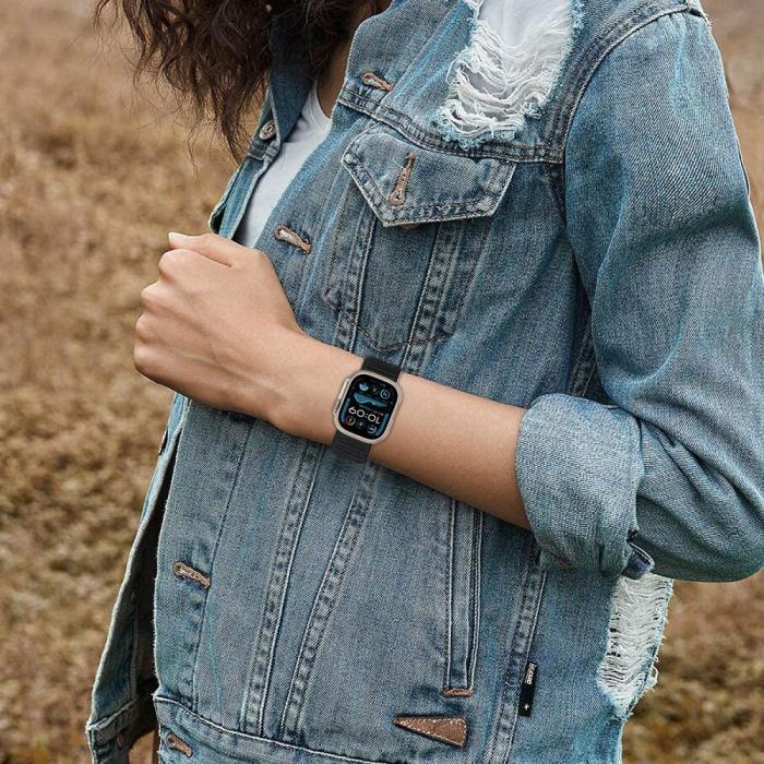 Bild 2, Tech-Protect Tech-Protect Apple Watch 42/44/45/46/49mm Armband Nylon - Teknikhallen.se