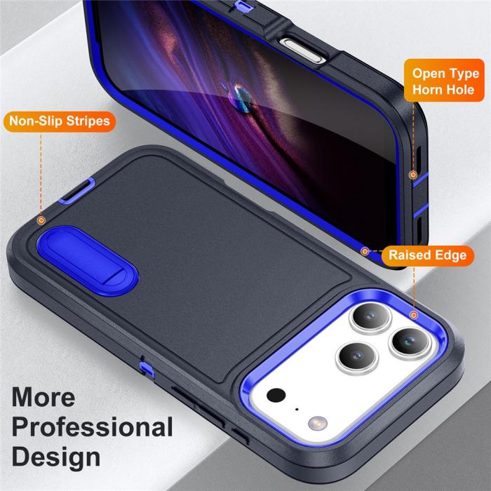 Bild 4,  iPhone 17 Pro Max Skal Extreme Shockproof Hybrid Blå - Teknikhallen.se