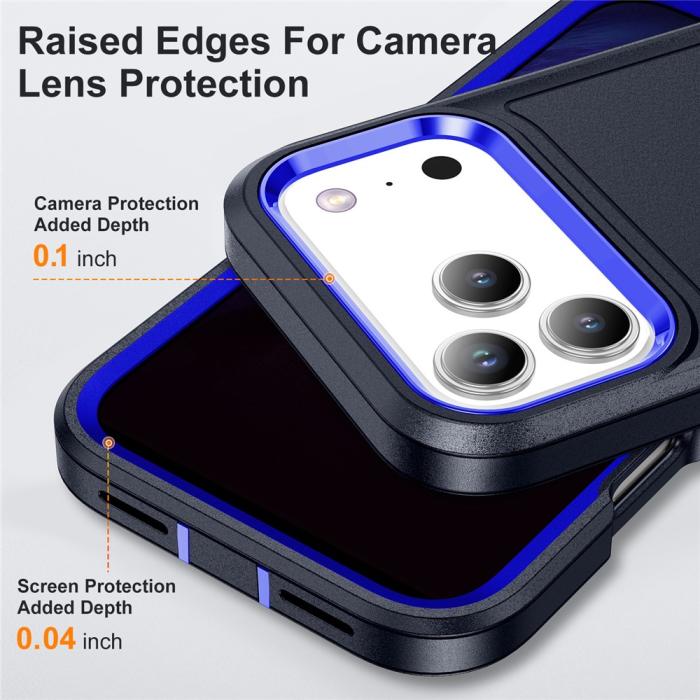Bild 5,  iPhone 17 Pro Max Skal Extreme Shockproof Hybrid Blå - Teknikhallen.se