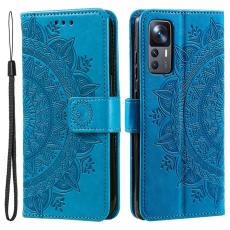  Xiaomi 12T / 12T Pro Fodral Mandala L&auml;der Bl&aring; - Teknikhallen.se