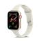  Silikon Armband Apple Watch 41/40/38 mm - Beige - Teknikhallen.se