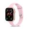  Silikon Armband Apple Watch 41/40/38 mm - Rosa - Teknikhallen.se