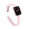  Silikon Armband Apple Watch 41/40/38 mm - Rosa - Teknikhallen.se