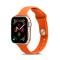  Silikon Armband Apple Watch 41/40/38 mm - Orange - Teknikhallen.se