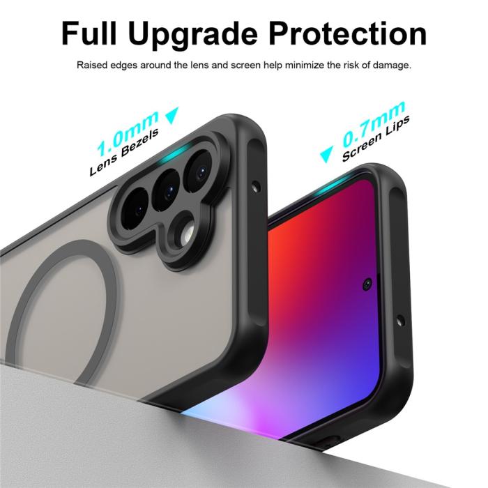 Bild 2,  Samsung Galaxy A27 5G Skal TPU Magsafe Matt Svart - Teknikhallen.se