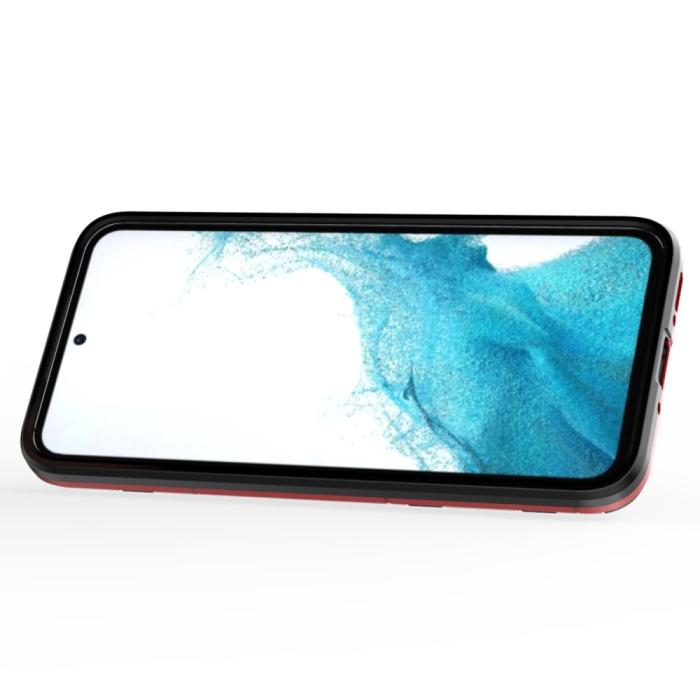Bild 3,  Samsung Galaxy A54 5G Skal Ring Hybrid Röd - Teknikhallen.se