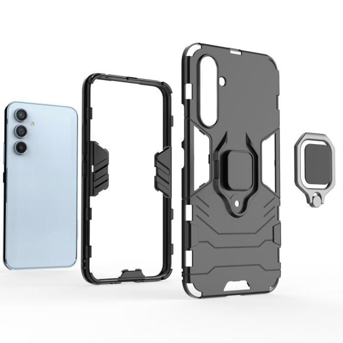 Bild 4,  Samsung Galaxy A54 5G Skal Ring Hybrid Röd - Teknikhallen.se